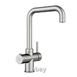 SIA 3-in-1 Instant Boiling Hot Water Tap Brushed Nickel Including Tank & Filter