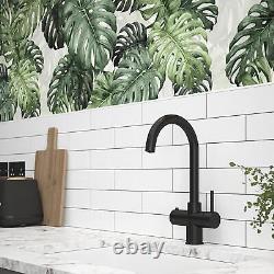 SIA BWT350BL Black 3-in-1 Instant Boiling Hot Water Tap Including Tank & Filter