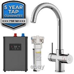 SIA BWT350CH Chrome 3-in-1 Instant Boiling Hot Water Tap Including Tank & Filter