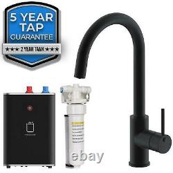 SIA BWT3BL Black 3-in-1 Instant Boiling Hot Water Tap Including Tank & Filter