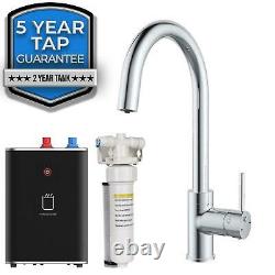 SIA BWT3CH Chrome 3-in-1 Instant Boiling Hot Water Tap Including Tank & Filter