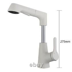 Sink Basin Tap Kitchen Brass Faucet Bathroom Pull Out Taps 360° Rotatable Faucet