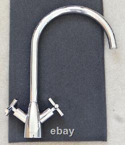 Smeg Mito Monobloc Kitchen Sink Mixer Taps In Chrome