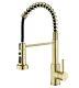 Tohlar Kitchen Taps with Pull Out Spray Gold Kitchen Tap Kitchen Sink Mixer Tap