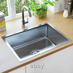 Undermount Kitchen Sink Single Bowl, High Quality, 3mm Thick, Stainless Steel