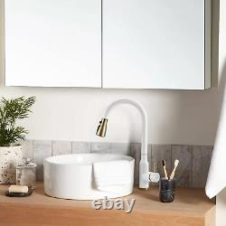 Warmiehomy Kitchen Tap Kitchen Sink Taps Mixer with Pull Out Sprayer 360° Swivel